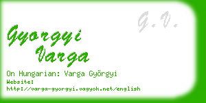 gyorgyi varga business card